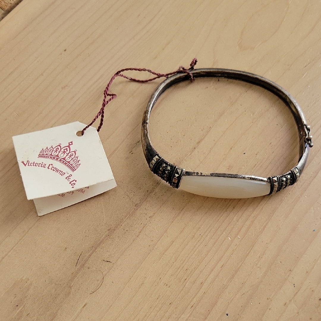 Vintage Victoria Crowne & Co. Sterling 925 & Gemstone Bracelet